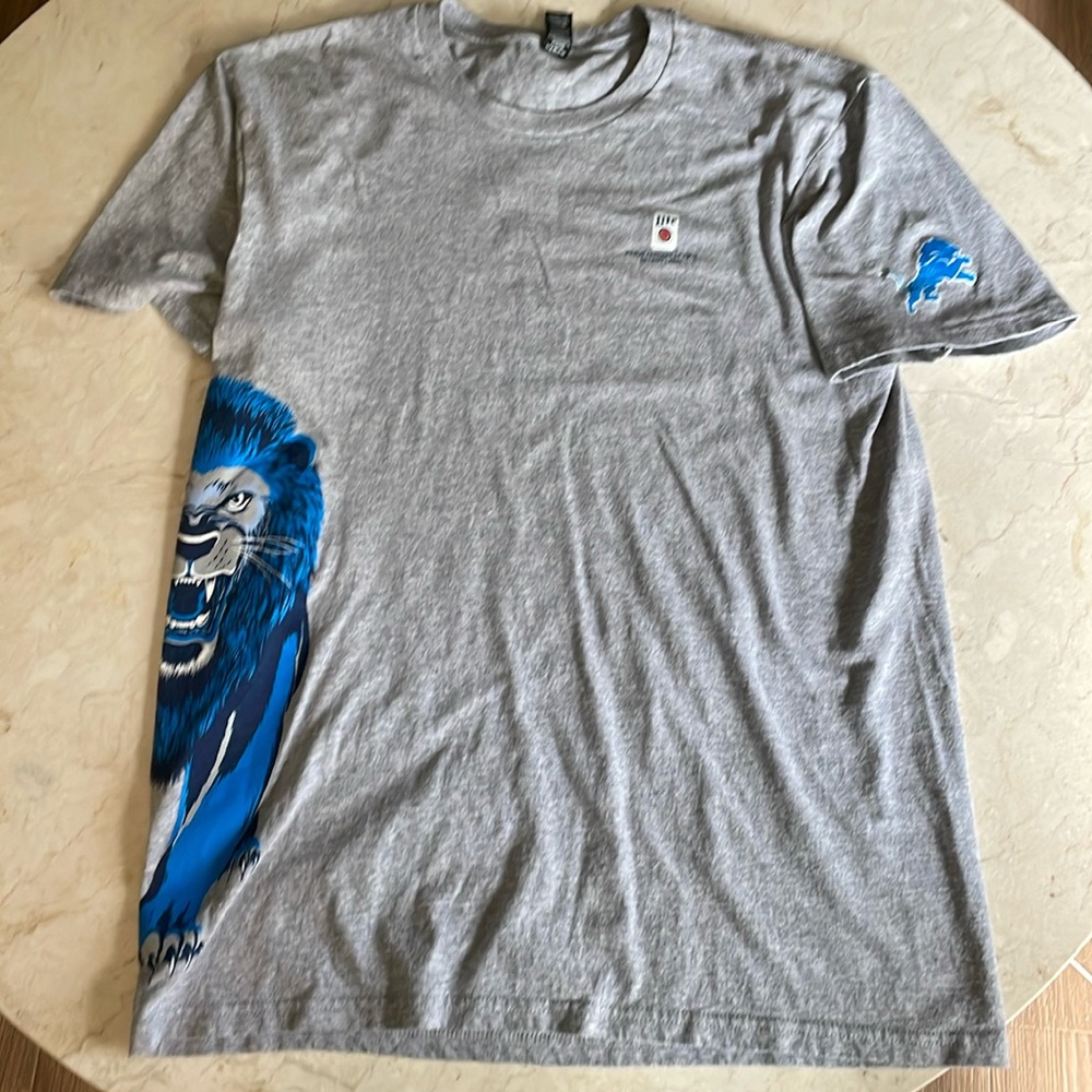 Detroit Lions Miller Lite t shirt football beer L